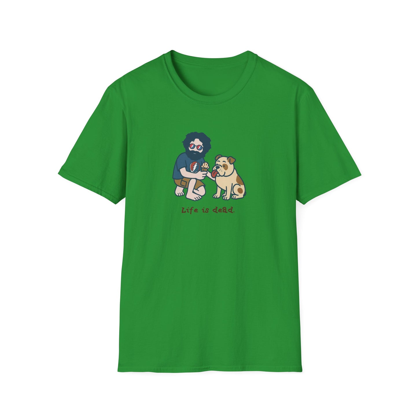 Jerry and Frank are Sharin' - Life is dead. Grateful Dead TShirt
