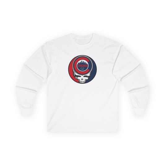 Chicago Cubs Grateful Dead Long Sleeve Tee - MLB