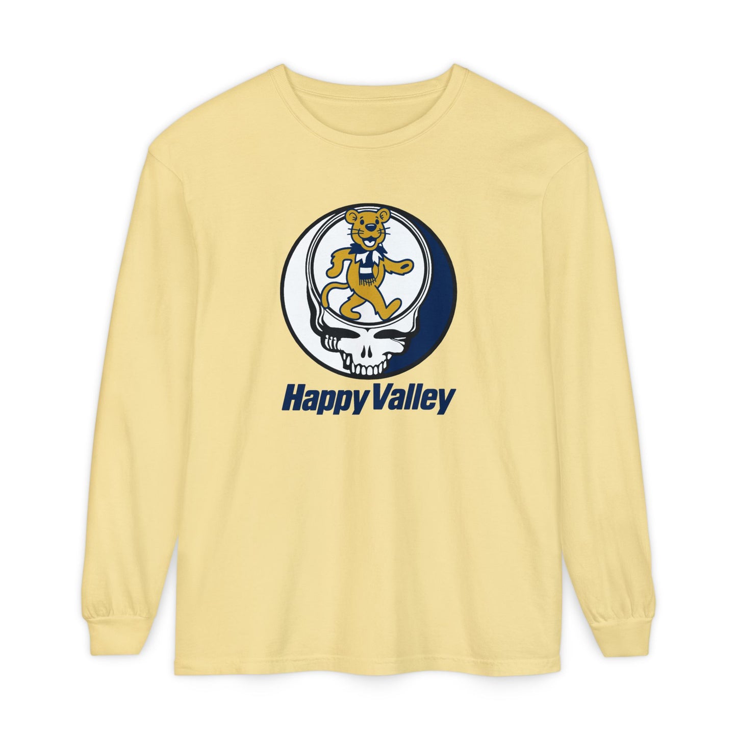 Happy Valley Stealie | University Collection Garment-Dyed Long Sleeve T-Shirt