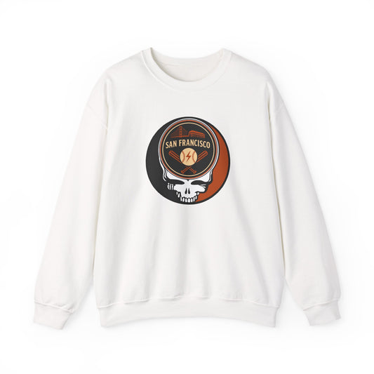 San Francisco Giants Grateful Dead Stealie Crewneck Sweatshirt - MLB