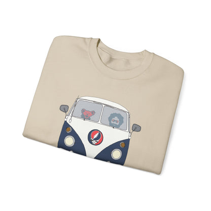 Jerry's Takin' The Bus Life is dead. Crewneck Sweatshirt