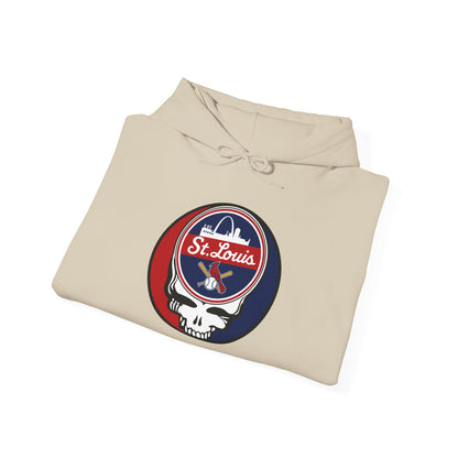 St Louis Cardinals Grateful Dead Unisex Heavy Blend Hoodie - MLB