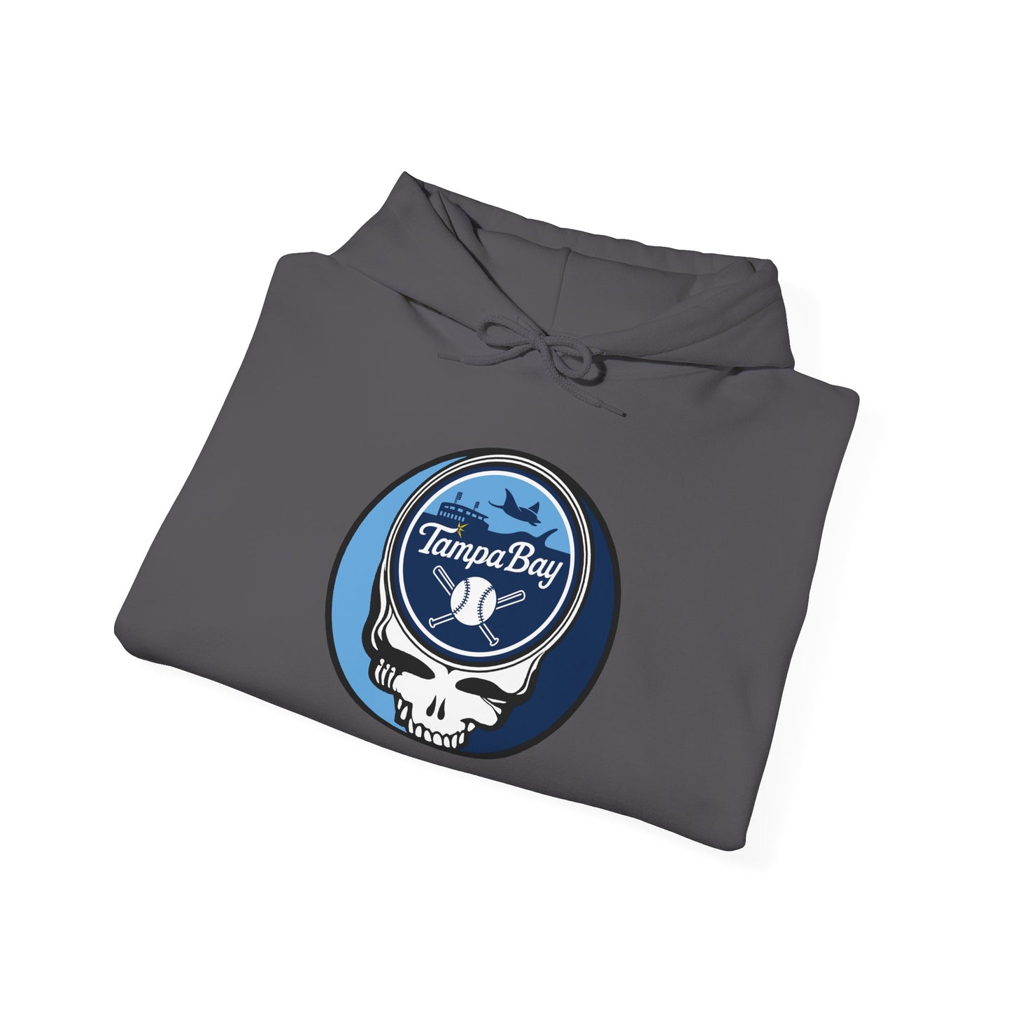 Tampa Bay Rays Grateful Dead Unisex Heavy Blend Hoodie - MLB