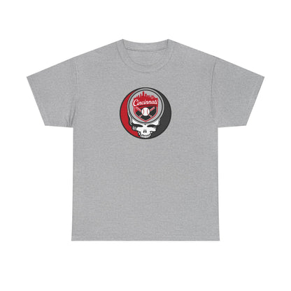 Cincinnati Reds Grateful Dead Steal Your Face T-Shirt - MLB