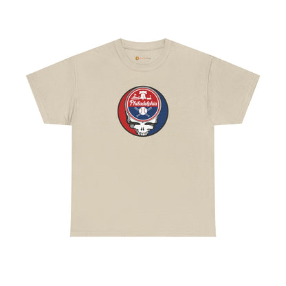 Philadelphia Phillies Grateful Dead Steal Your Face T-Shirt - MLB
