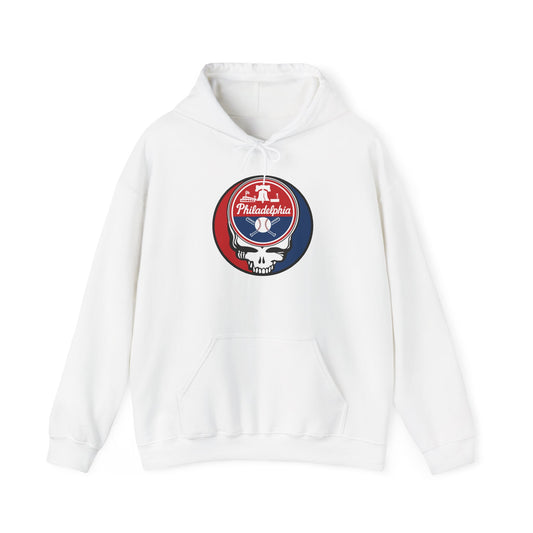 Philadephia Phillies Grateful Dead Unisex Heavy Blend Hoodie - MLB