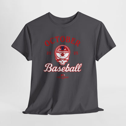 Philadelphia Phillies Playoffs 2025 Stealie Grateful Dead Tshirt