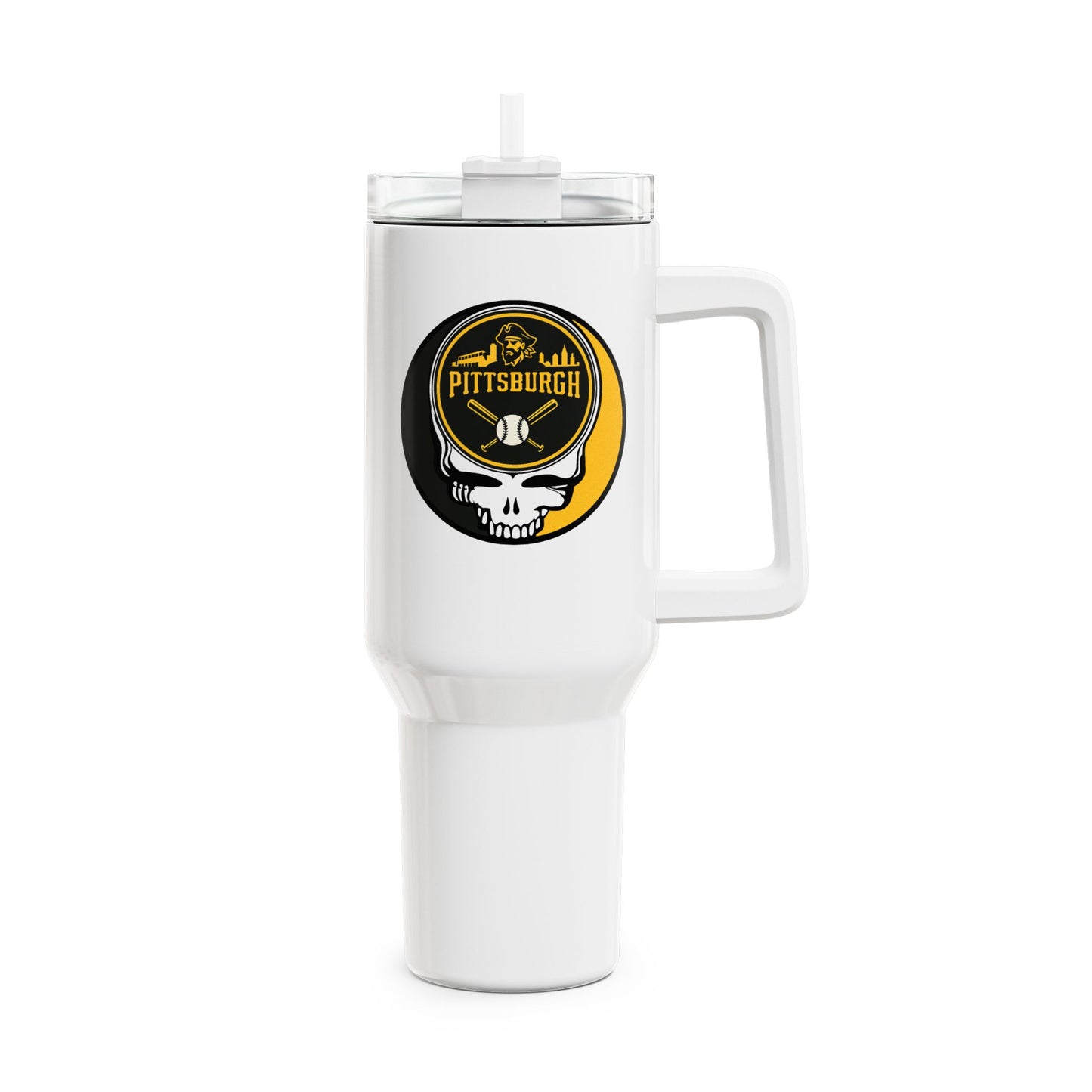 Pittsburgh Pirates "Fat Man" Tumbler,  Double Insulated 40oz Travel Mug