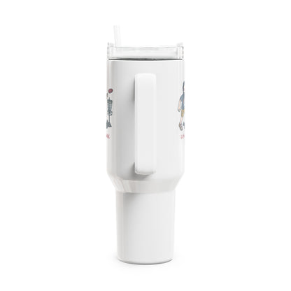 Disc Golfin' Jerry - Life is dead. "Fat Man" Tumbler,  Double Insulated 40oz Travel Mug