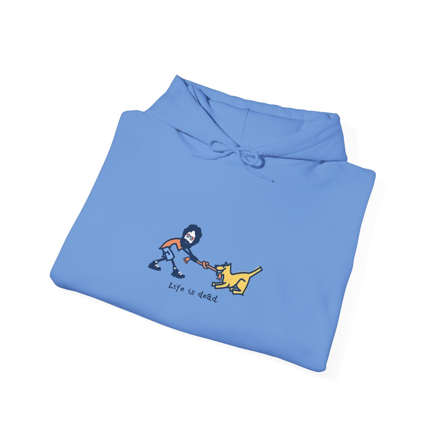 Life is dead. Jerry and His Best Friend Grateful Dead Unisex Hoodie