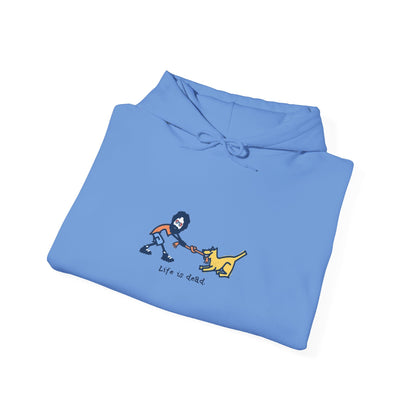 Life is dead. Jerry and His Best Friend Grateful Dead Unisex Hoodie