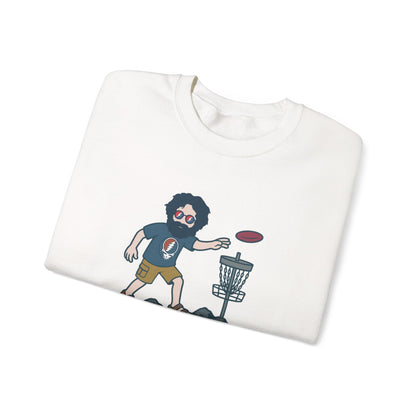 Disc Golfin' Jerry | Life is dead. Crewneck Sweatshirt