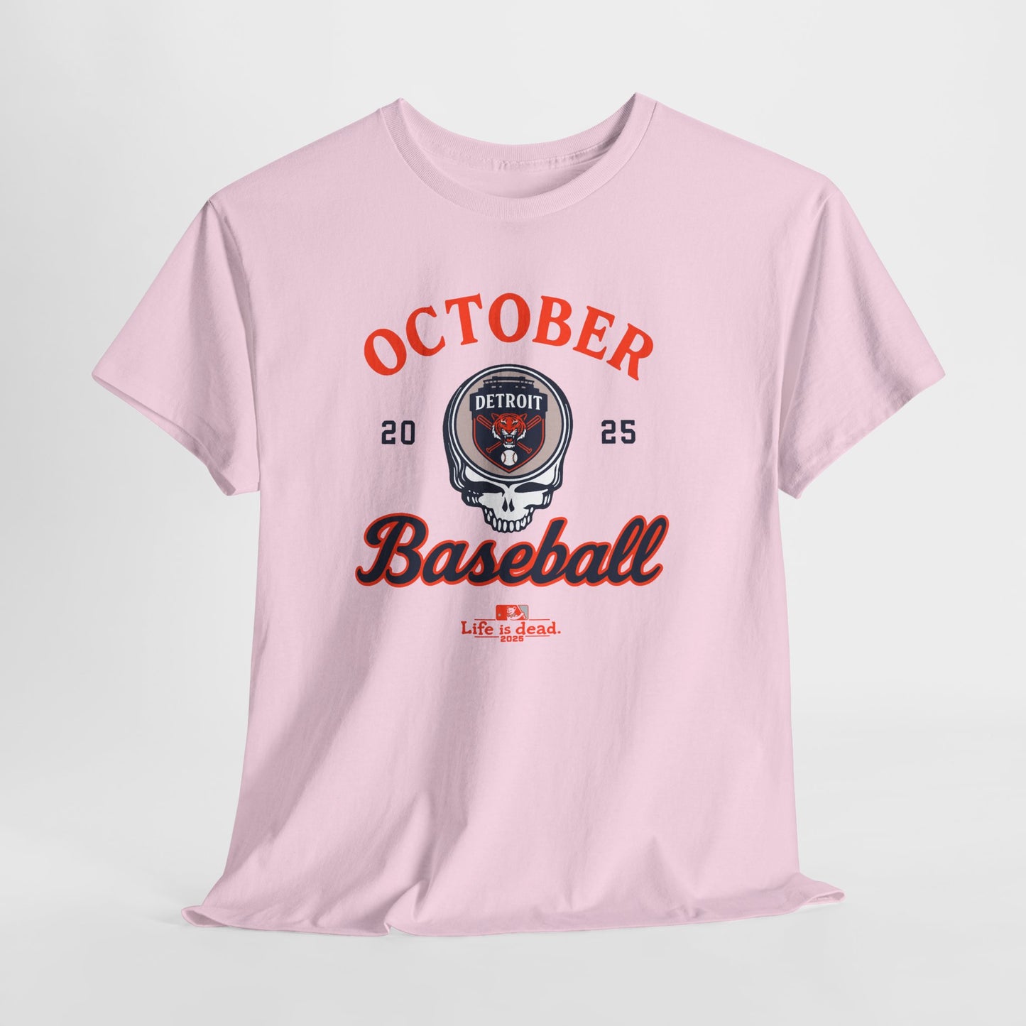 Detroit Tigers Playoffs 2025 Stealie Grateful Dead Tshirt