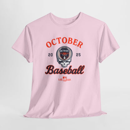 Detroit Tigers Playoffs 2025 Stealie Grateful Dead Tshirt