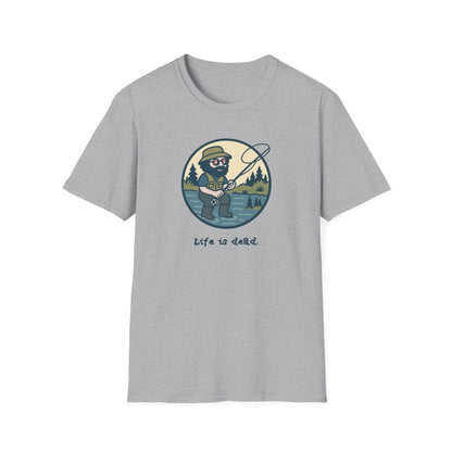 Fly Fishin' Jerry - Life is dead. Grateful Dead TShirt