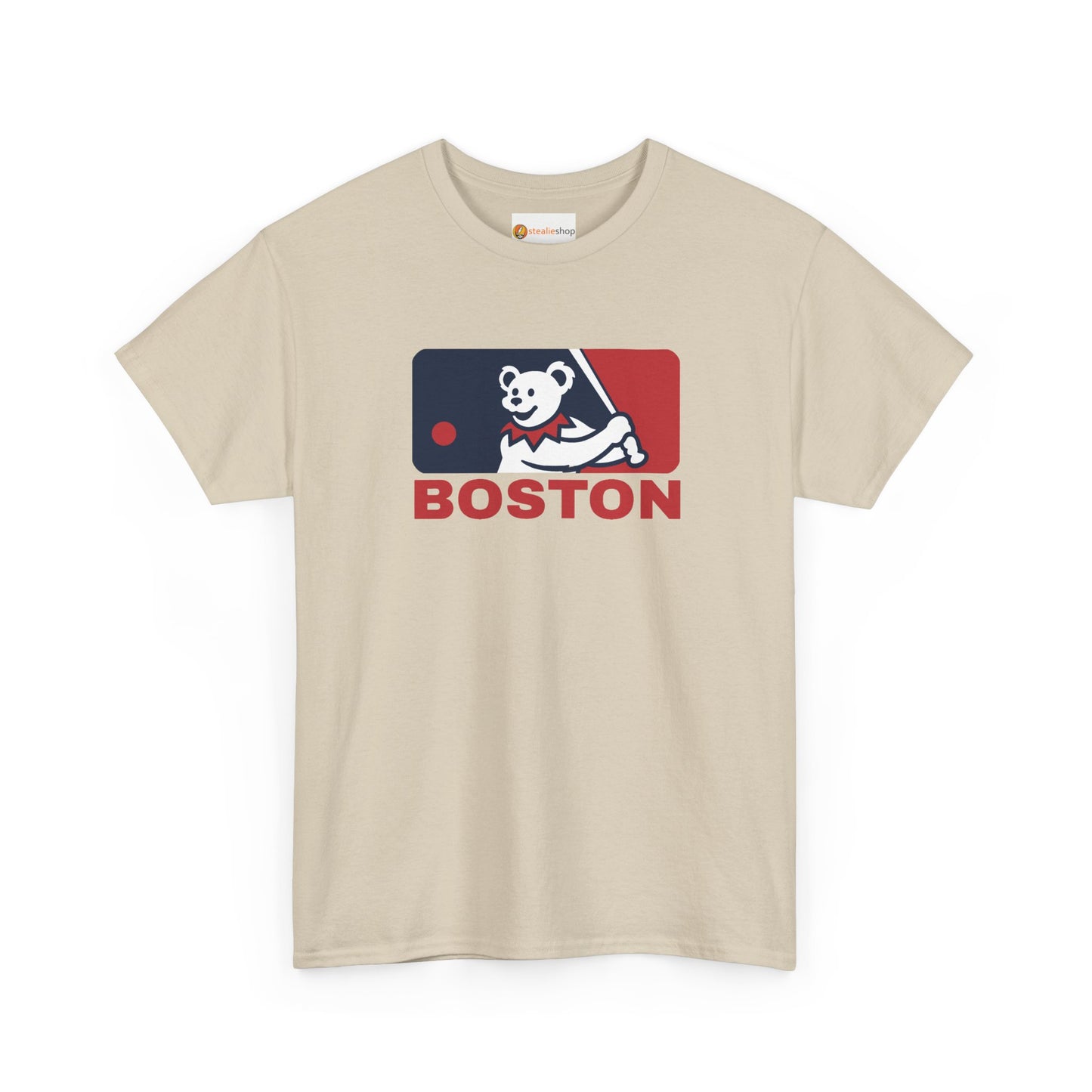 Red Sox MLB Logo Grateful Dead Steal Your Face T-Shirt