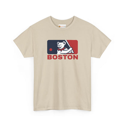 Red Sox MLB Logo Grateful Dead Steal Your Face T-Shirt