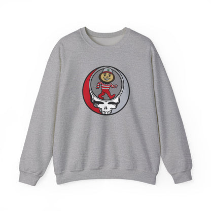 Buckeye Stealie | University Collection Grateful Dead Unisex Crewneck Sweatshirt