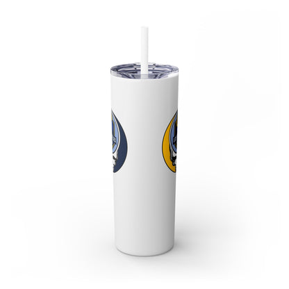 Los Angeles Football Stealie Skinny Tumbler with Straw, 20oz - NFL