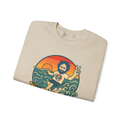 Waterskiin' Jerry Life is dead. Crewneck Sweatshirt