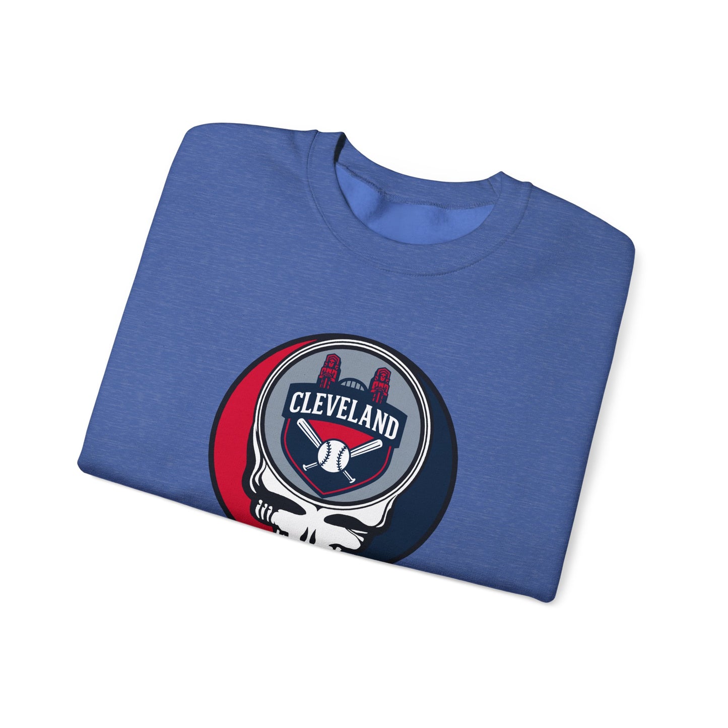 Cleveland Guardians Grateful Dead Stealie Crewneck Sweatshirt - MLB
