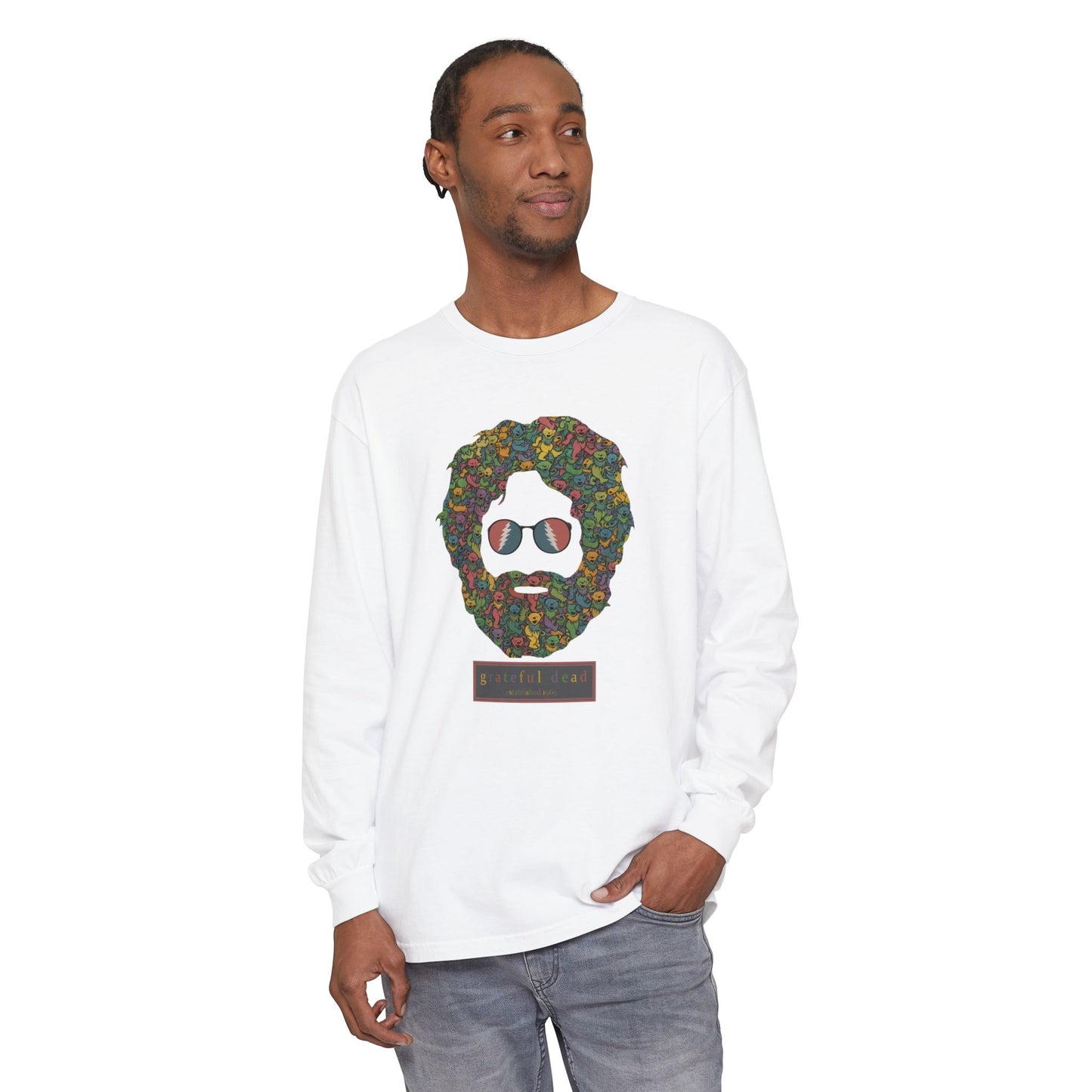 Dancing Bears Jerry Vineyard Collection Garment-Dyed Long Sleeve