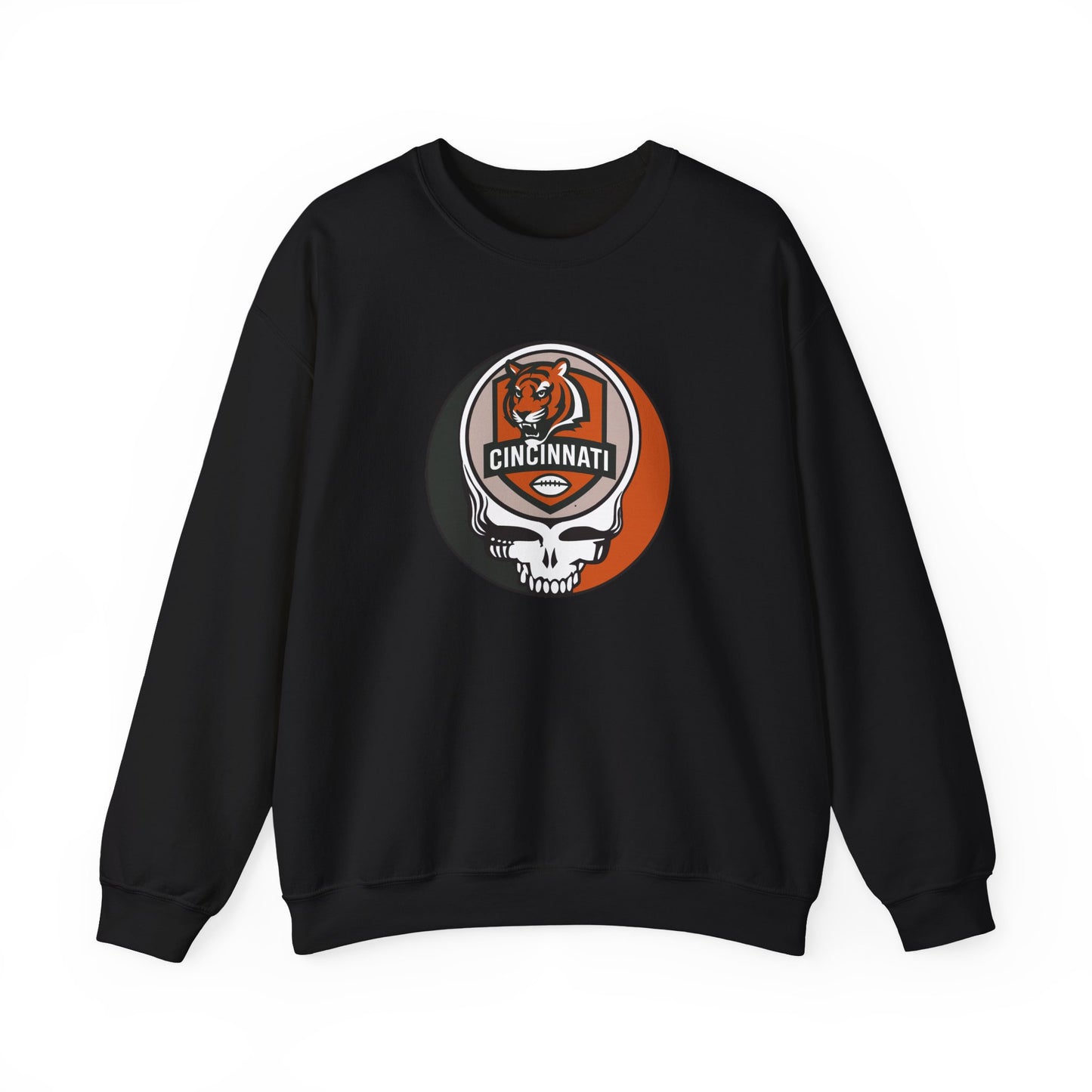 Cincinnati Football Grateful Dead Stealie Crewneck Sweatshirt - NFL