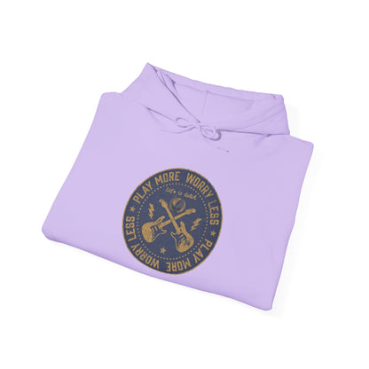 Life is dead. 'Play More, Worry Less Grateful Dead Unisex Hoodie