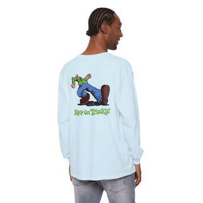 The Do-Dah Man Vineyard Collection Garment-Dyed Two-Sided Long Sleeve T-Shirt