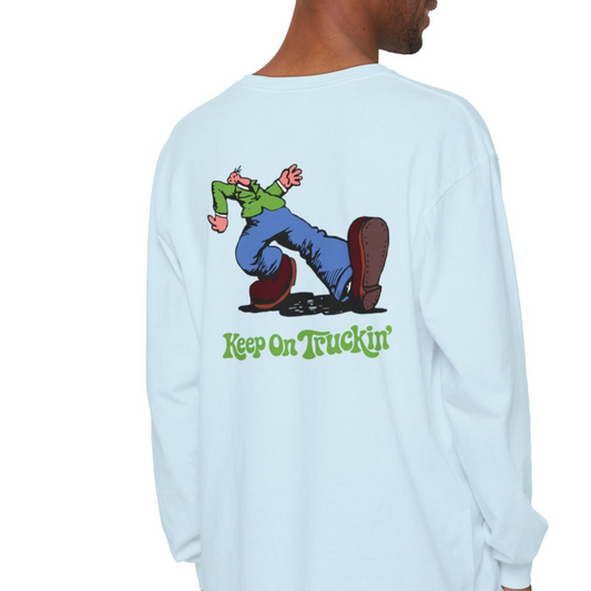 The Do-Dah Man Vineyard Collection Garment-Dyed Two-Sided Long Sleeve T-Shirt