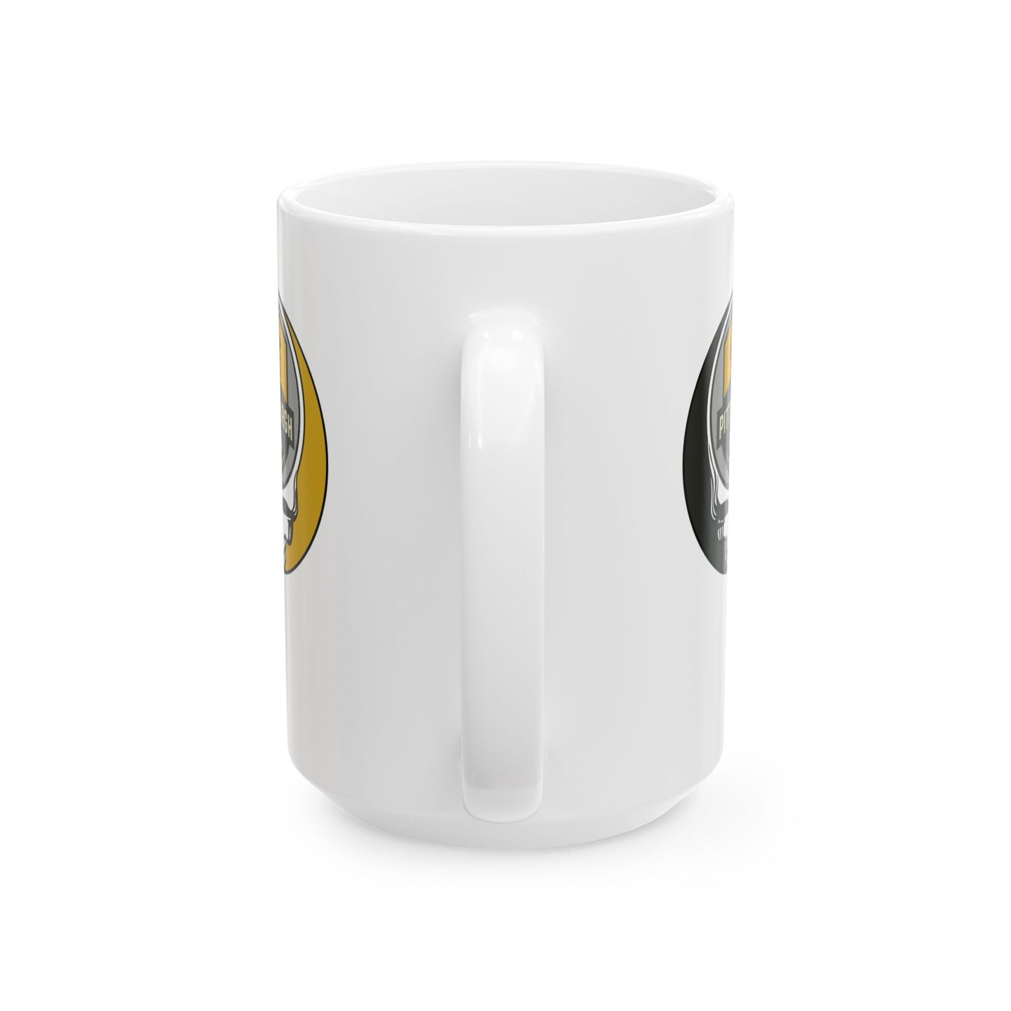 Pittsburgh Football Stealie Ceramic Coffee Mug - NFL