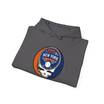 New York Mets Stealie Grateful Dead Unisex Heavy Blend Hoodie - MLB
