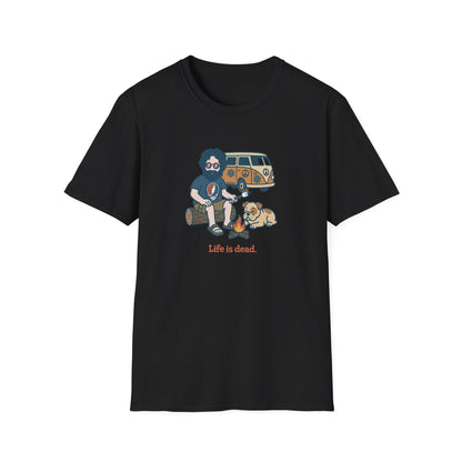 Campin' Jerry - Life is dead. Grateful Dead TShirt