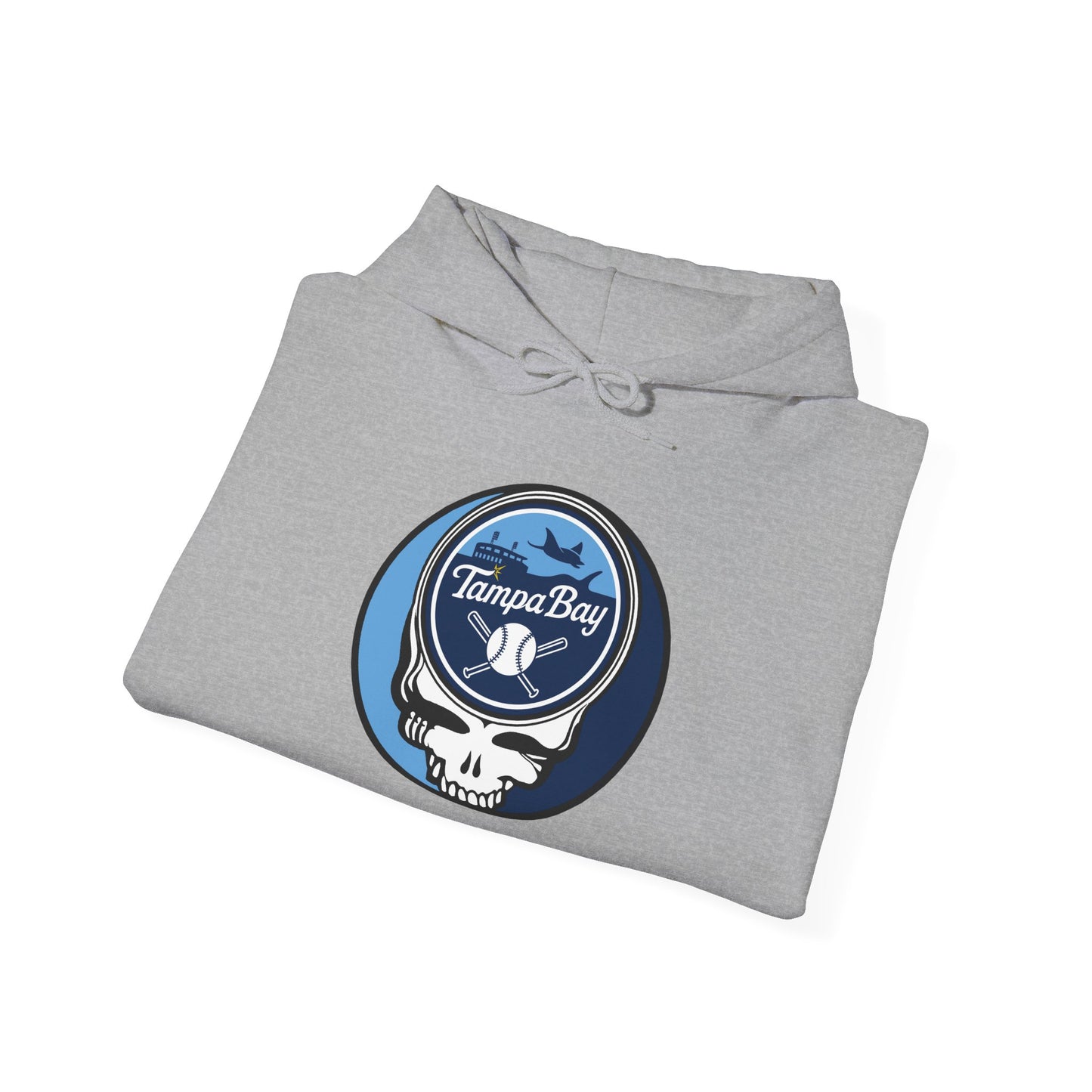 Tampa Bay Rays Grateful Dead Unisex Heavy Blend Hoodie - MLB