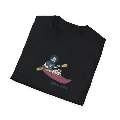 Kayakin' Jerry - Life is dead. Grateful Dead TShirt