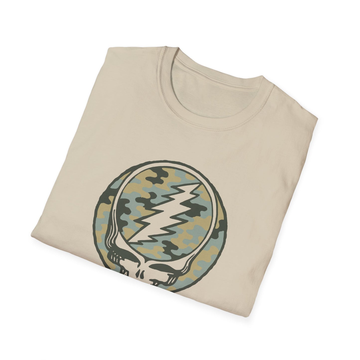 Camo Stealie Color Match Vineyard Collection Grateful Dead TShirt