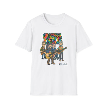 Jerry and The Boys - Life is dead. Grateful Dead TShirt