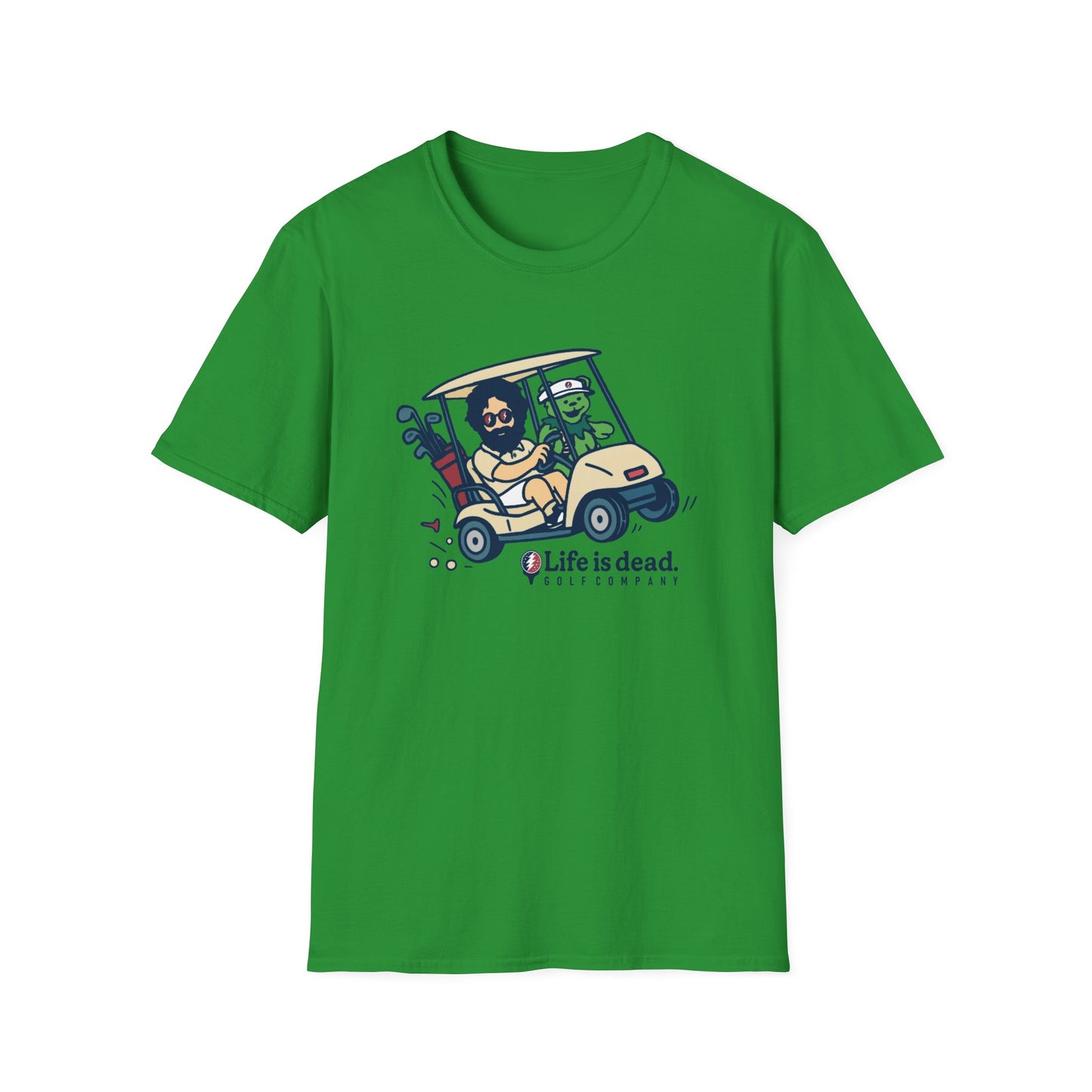 Joy Ridin' Jerry and The Bear Life is dead. Golf Company T-Shirt