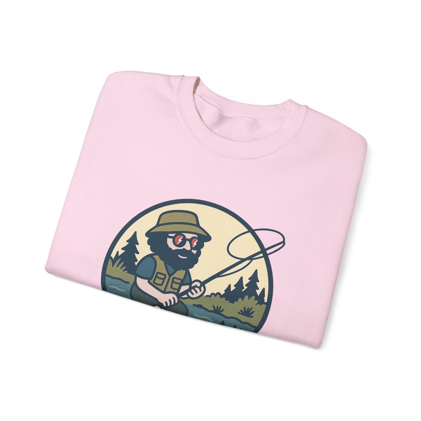 Fly Fishin' Jerry | Life is dead. Crewneck Sweatshirt