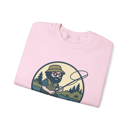 Fly Fishin' Jerry | Life is dead. Crewneck Sweatshirt