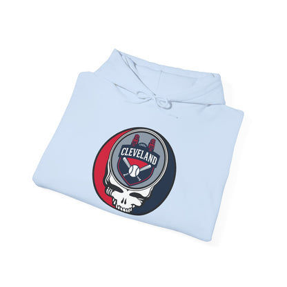 Cleveland Guardians Grateful Dead Unisex Heavy Blend Hoodie - Hooded Sweatshirt