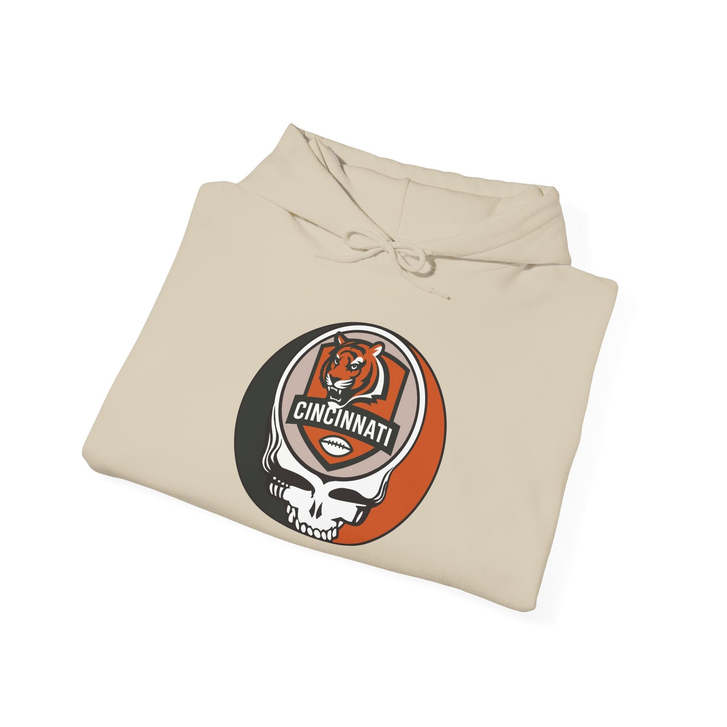 Cincinnati Football Stealie Grateful Dead Hoodie - NFL