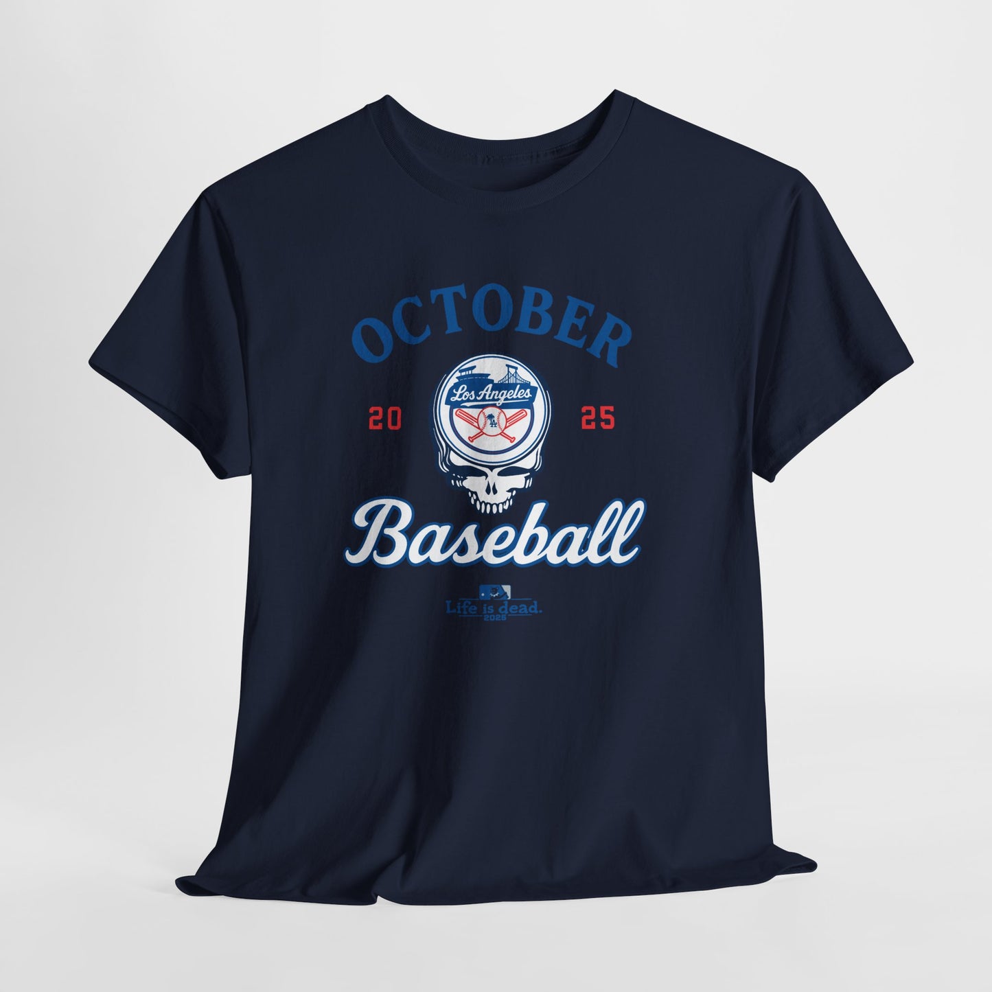 Los Angeles Dodgers Playoffs 2025 Stealie Grateful Dead Tshirt