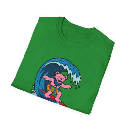 Surfin' Bear - Life is dead. Grateful Dead TShirt