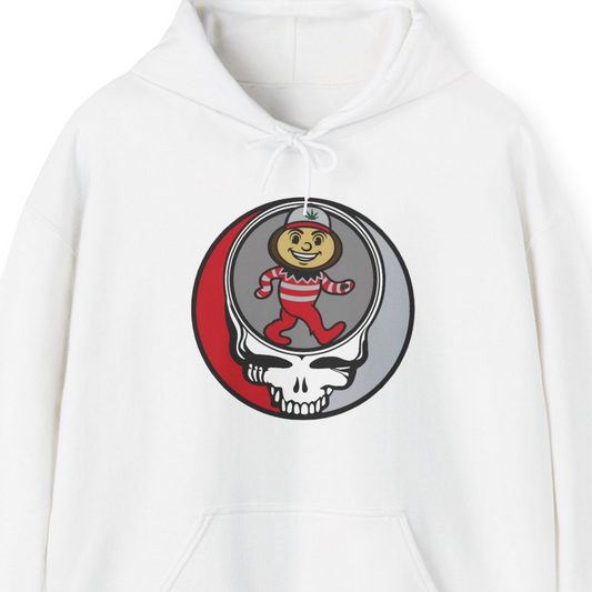 Buckeye Stealie | University Collection Grateful Dead Unisex Heavy Blend Hoodie