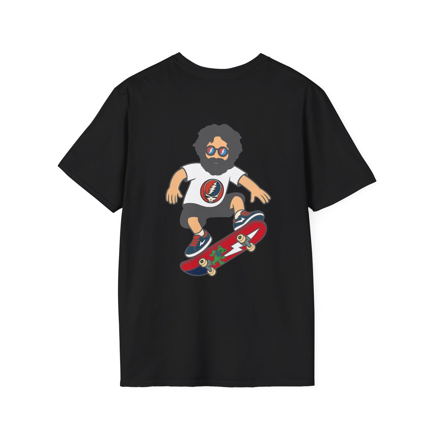 Shreddin' Jerry - Life is dead. Two-Sided Print Grateful Dead TShirt