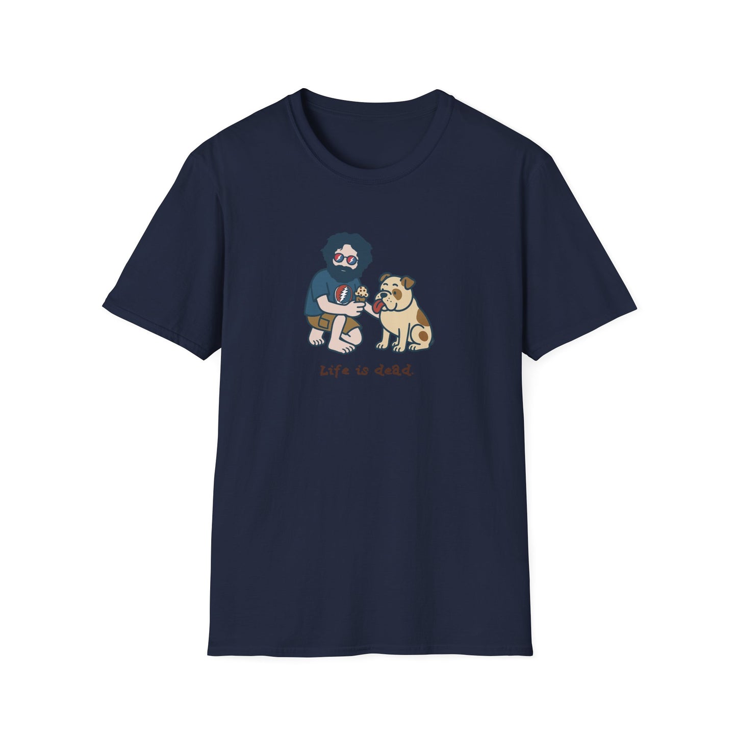 Jerry and Frank are Sharin' - Life is dead. Grateful Dead TShirt
