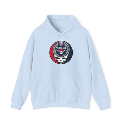 Cleveland Guardians Grateful Dead Unisex Heavy Blend Hoodie - Hooded Sweatshirt
