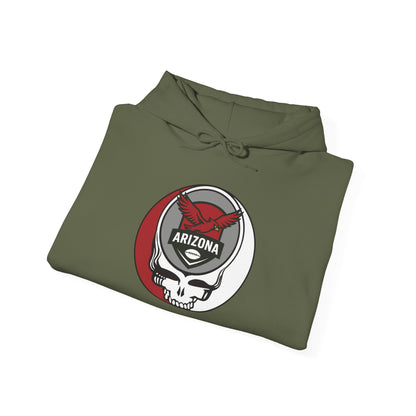 Arizona Cardinals Stealie Grateful Dead Hooded Sweatshirt - NFL