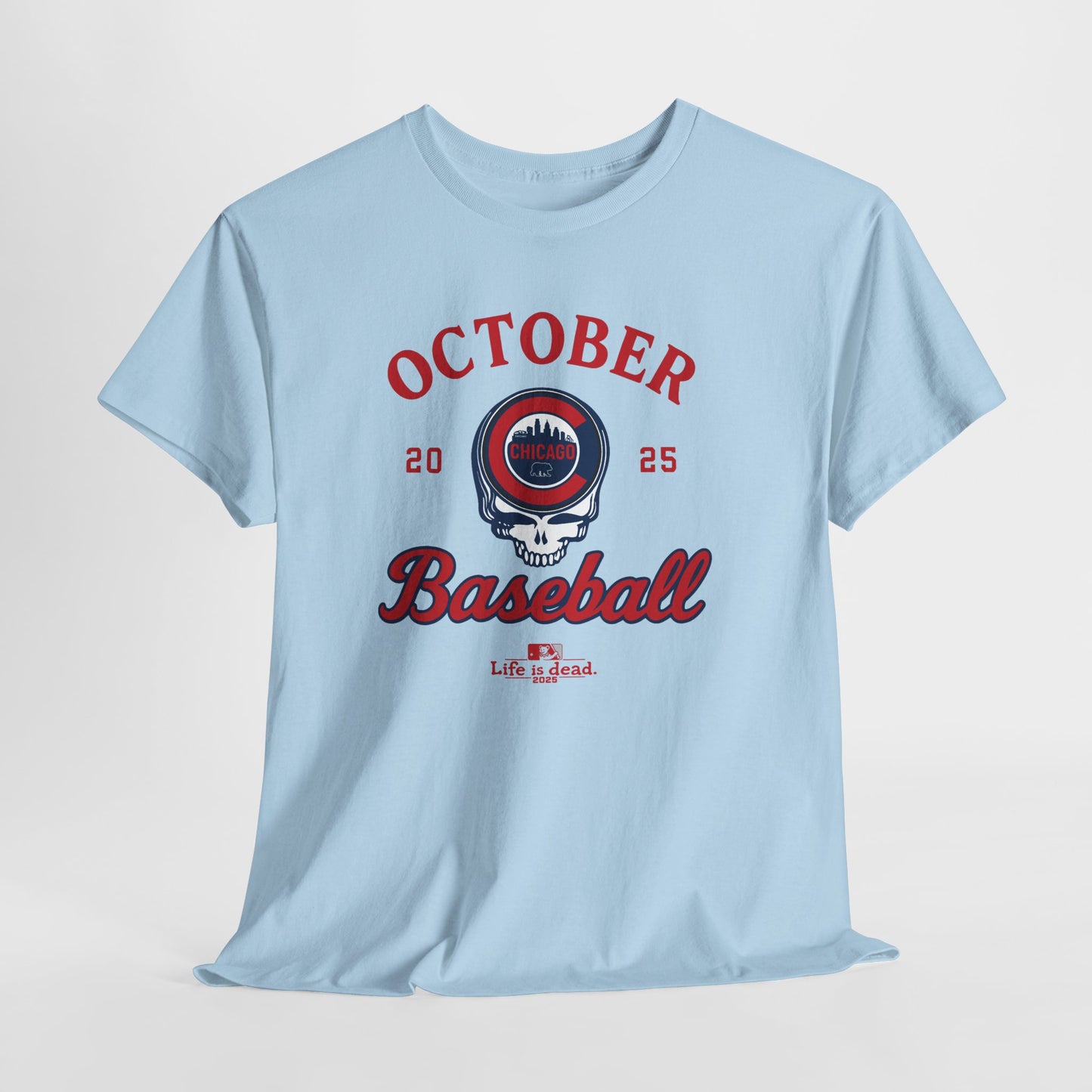 Chicago Cubs Playoffs 2025 Stealie Grateful Dead Tshirt